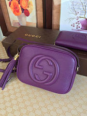 GUCCI Soho Disco Leather Bag Z2369 - 6