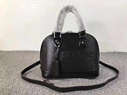 louis vuitton supreme CohotBag domed satchel black m40301 - 2