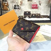 LV victorine  wallet red 3592 - 1