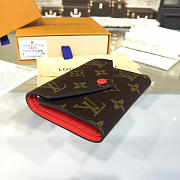 LV victorine  wallet red 3592 - 4