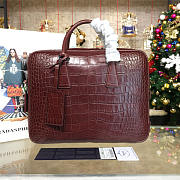 Prada leather briefcase 4206 - 2