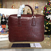Prada leather briefcase 4206 - 4