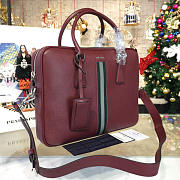 Prada Leather Briefcase 4217 - 5
