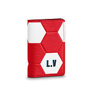 LV pocket wallet card pack red m63226 - 1
