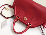 GUCCI Re(belle) Medium Top Handbag (Red) ‎516459  - 6