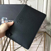 PRADA Leather Clutch Bag 4316 - 3