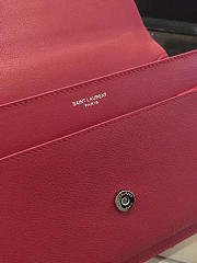 YSL Medium Sunset Bag Grained Leather 4872 - 6