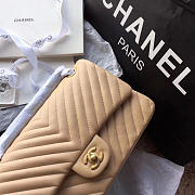 chanel classic handbag beige - 6