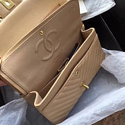 chanel classic handbag beige - 5