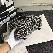 chanel tweed canvas mini backpack 170305 vs02592 - 4