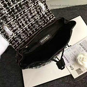 chanel tweed canvas mini backpack 170305 vs02592 - 5