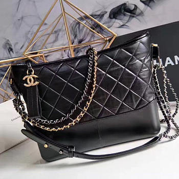 Chanel's Gabrielle Large Hobo Bag (Black) A93824 VS00185