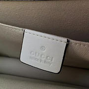 GUCCI Dionysus Leather Top Handbag Satchel (White) - 3