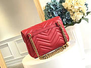 GUCCI GG Marmont Bag (Red) 2639 - 3