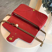 GUCCI GG Marmont Bag (Red) 2639 - 6