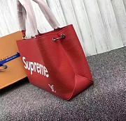 louis vuitton supreme CohotBag red 51347 - 3