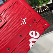 LV supreme petite malle red 3088 - 6