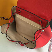 LV lockme backpack red  - 5