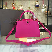 LV Capucines BB hot pink 3445 - 1