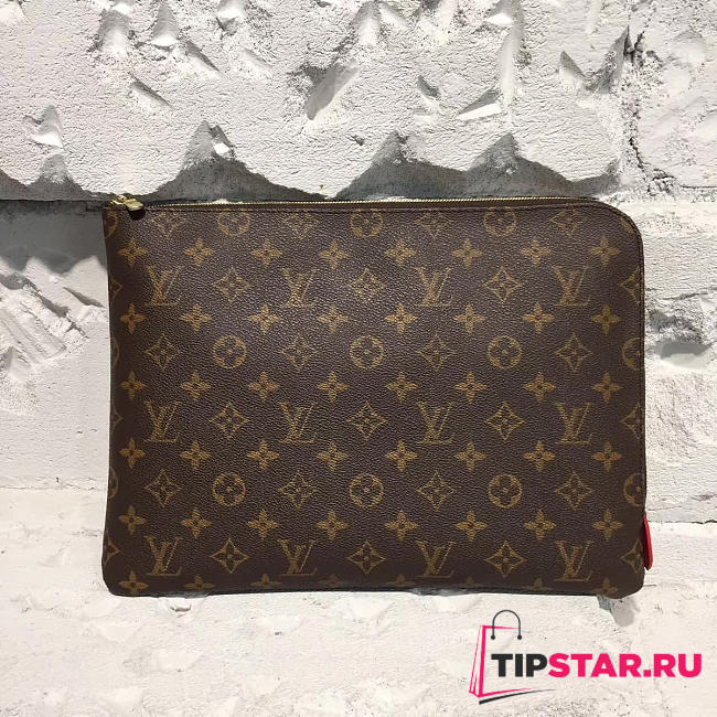  louis vuitton leather CohotBag  clutch bag 3724 - 1