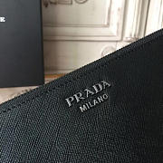 PRADA Leather Clutch Bag 4194 - 6