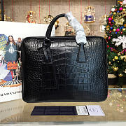 Prada leather briefcase 4201 - 2