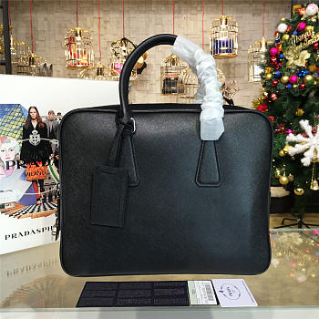 Prada leather briefcase 4214