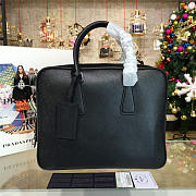 Prada leather briefcase 4214 - 2