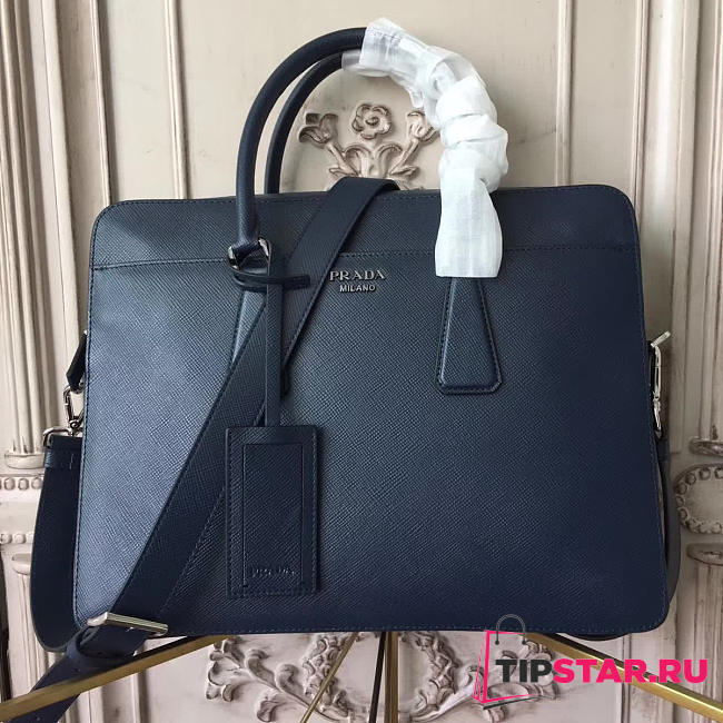 PRADA Leather Briefcase 4324 - 1