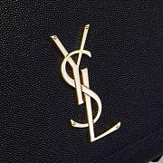YSL Monogram Kate Grain De Poudre Embossed Leather 4755 - 3