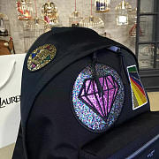 YSL Monogram Backpack Diamonds Black 4792 - 2