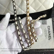 Chanel's Gabrielle Small Backpack White And Black A94485 VS06686 - 4