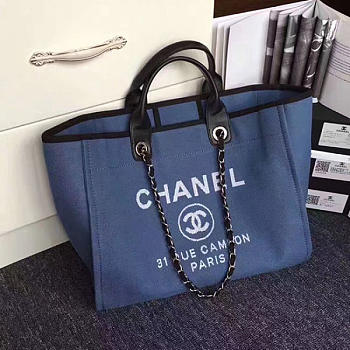 CHANEL Shopping Bag (Blue) A68046 VS05826