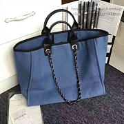 CHANEL Shopping Bag (Blue) A68046 VS05826 - 6