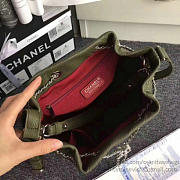 Chanel Calfskin Bucket Bag Green A93598 VS08204 - 3