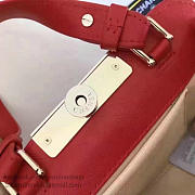 CHANEL Small Label Click Leather Shopping Bag (Red) A93731 VS02552 - 3