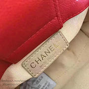 CHANEL Small Label Click Leather Shopping Bag (Red) A93731 VS02552 - 2