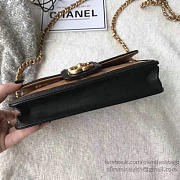 chanel lambskin small wallet on chain beige a91365 vs03969 - 5