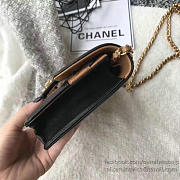 chanel lambskin small wallet on chain beige a91365 vs03969 - 6