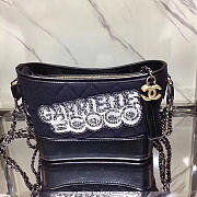 Chanel's Gabrielle Small Hobo Bag (Blue & Black) A91810 VS04980 - 1