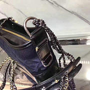 Chanel's Gabrielle Small Hobo Bag (Blue & Black) A91810 VS04980 - 5