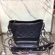 Chanel's Gabrielle Small Hobo Bag (Blue & Black) A91810 VS04980 - 4