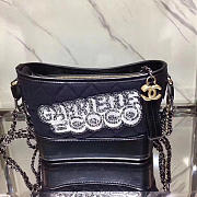 Chanel's Gabrielle Small Hobo Bag (Blue & Black) A91810 VS04980 - 3