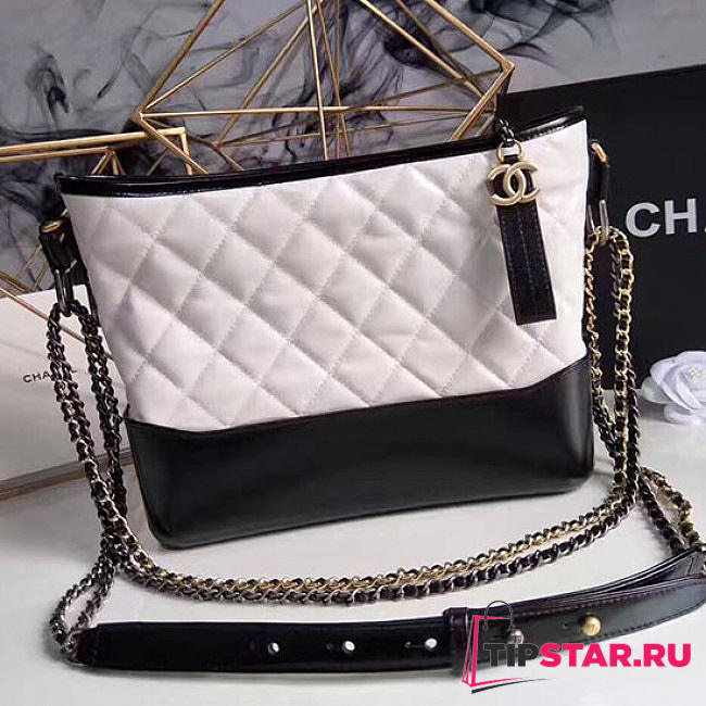 Chanel's Gabrielle Large Hobo Bag (White) A93824 VS05157 - 1