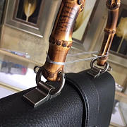 GUCCI Dionysus Medium Top Handbag (Black Leather) - 5