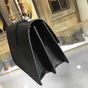 GUCCI Dionysus Medium Top Handbag (Black Leather) - 6