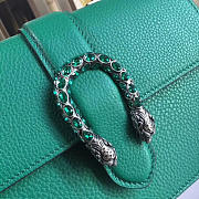 GUCCI Dionysus Medium Top Handbag (Rose Green Leather) - 6