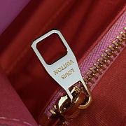 LV monogram vernis mira chain wallet pink 3348 - 5
