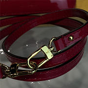 LV alma bb hornskin red monogram vernis leather 3557 - 4