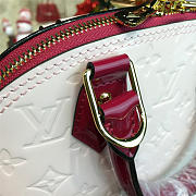 LV alma bb hornskin red monogram vernis leather 3557 - 3